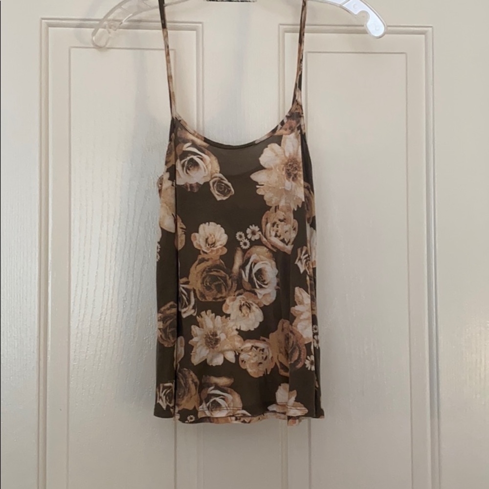 Floral tank top